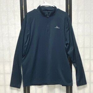 Paradox Mock Turtleneck Underlayer Base Shirt Teal XL Quarter Zip Long Sleeve